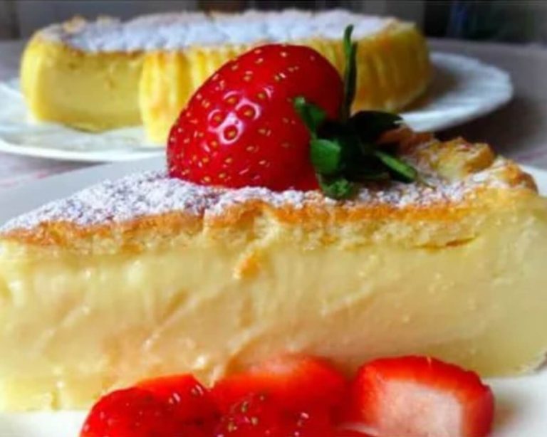 Gâteau Magique au Chocolat Blanc