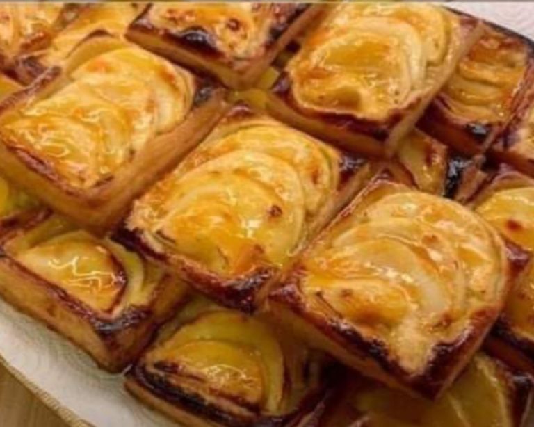 Pâte feuilletée aux pommes
