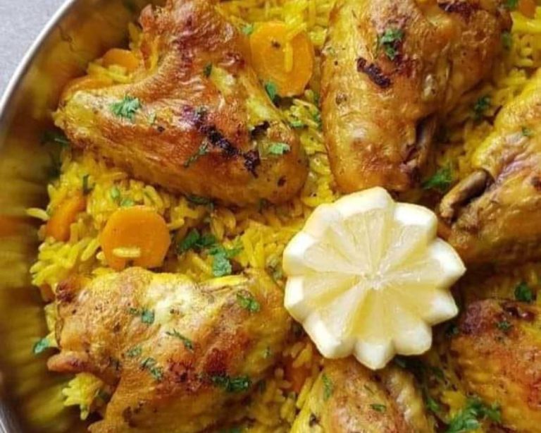 Ailes de Poulet, Riz et Carottes