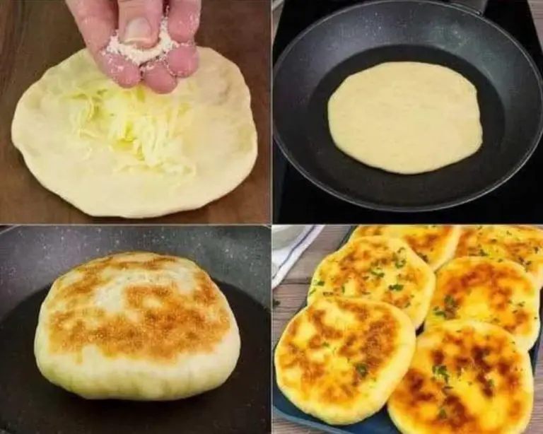 Pain naan farci au fromage