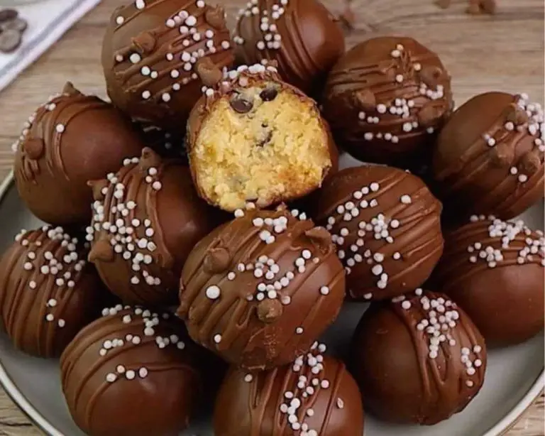 Boules de chocolat sans cuisson