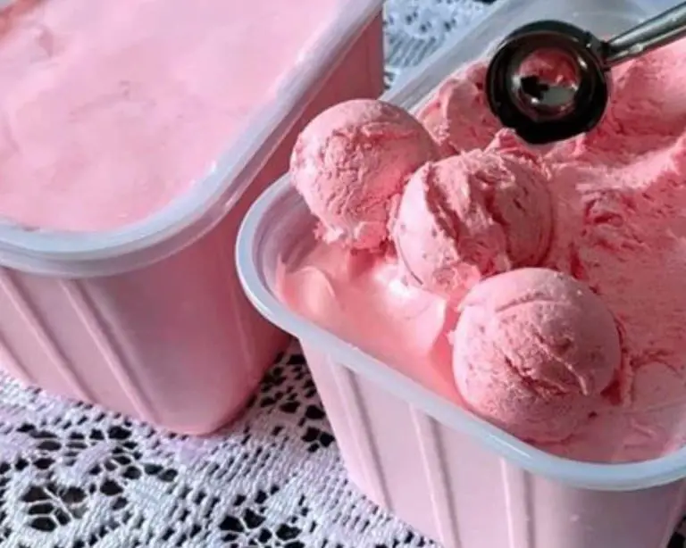 GLACE AUX FRAISE MAISON