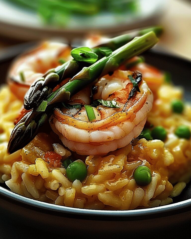 Risotto épicé aux gambas