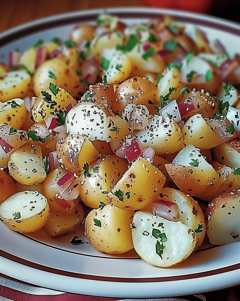 Salade de pommes de terre gourmande