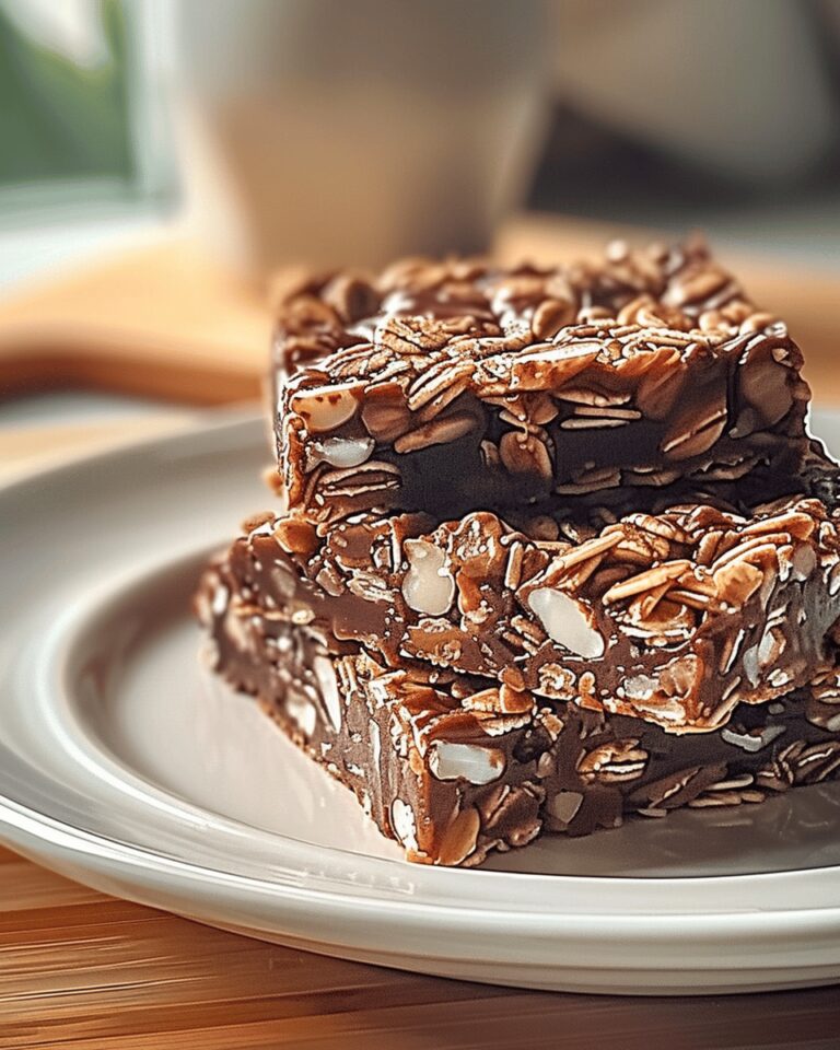 Barres de granola maison