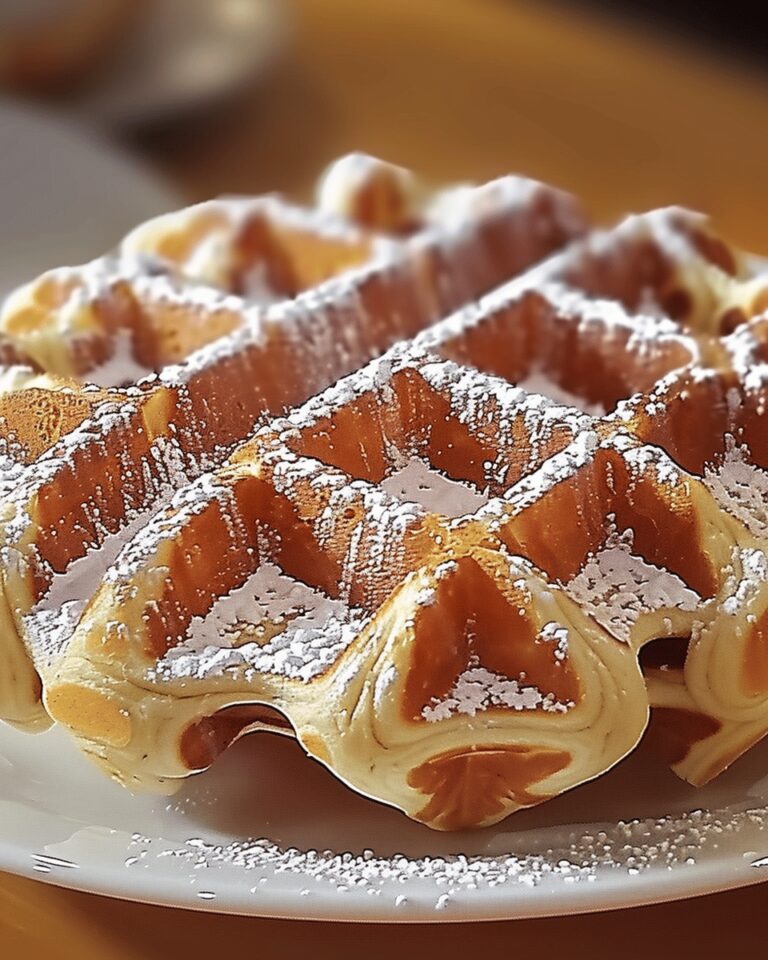 Gaufres briochées moelleuses