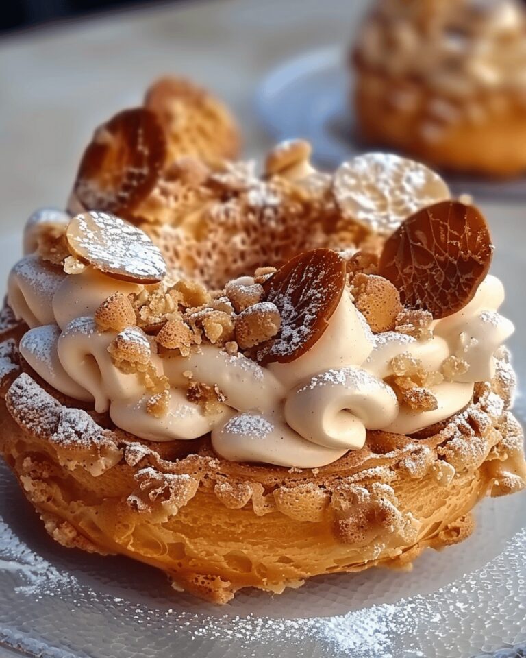 Paris-Brest à la praliné croquante