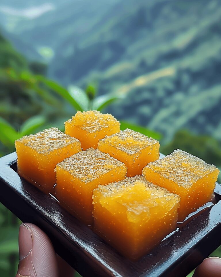 Pâtes de fruits papaye menthe