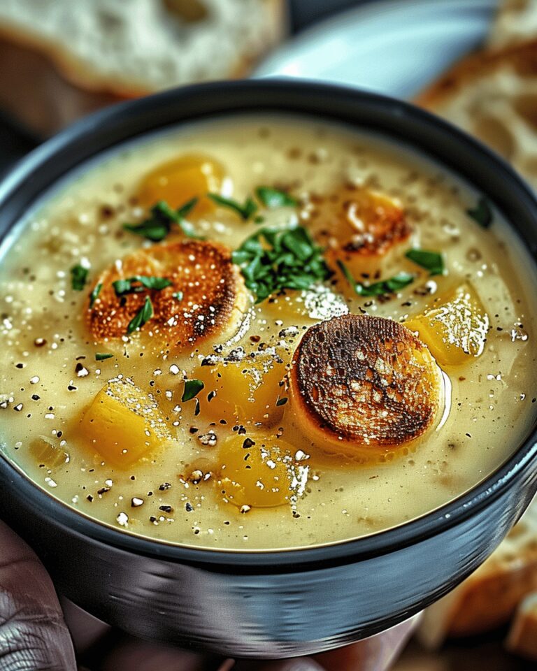 Soupe à l'ail à la française