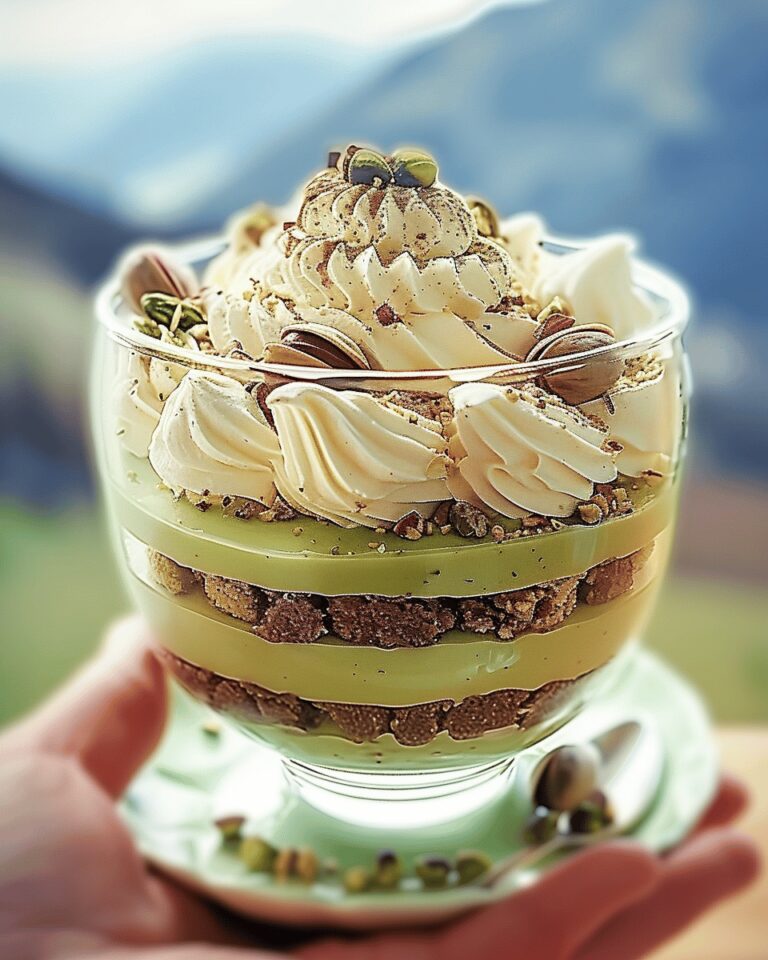 Tiramisu au pistache et chocolat blanc